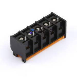 MXHB9500G-9.5-05P-BK01A-Cu-S-A Barrier Terminal Block Through hole,P=9.5mm Connector Three Sides 9.5mm 1x5P Straight Pin - Product Image 2