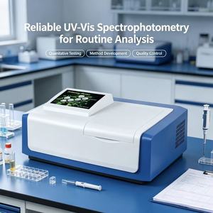 เครื่องสเปกโตรโฟโตมิเตอร์ UV-Vis หน้าจอสัมผัส ความแม่นยำสูง เครื่องทดสอบในห้องปฏิบัติการ รับประกัน 1 ปี สำหรับการวิเคราะห์ทางวิทยาศาสตร์ - Product Image 1