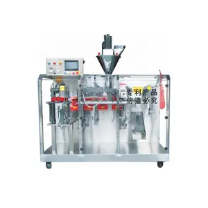 Máquina de embalagem de pó de bolsa vertical pré-fabricada horizontal eficiente automática