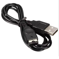 Chargeur USB noir câble de Charge cordon d'alimentation pour GBA SP Game Boy Advance SP DS NDS