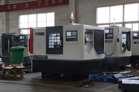 Vente chaude usine HUAWEI TCK6340 Tour CNC horizontal robuste à commande GSK, mono-broche, banc plat, 2 axes, haute précision 6