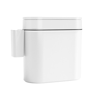 Poubelle en plastique élégante à couvercle hermétique pour dropshipping Shopify, idéale pour espaces étroits, classification des déchets secs et humides, salle de bain et cuisine - Product Image 1