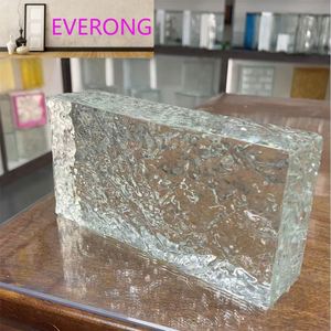 Bloc <span class=keywords><strong>de</strong></span> <span class=keywords><strong>verre</strong></span> massif 20x10x5cm avec surface ondulée creuse, solution <span class=keywords><strong>de</strong></span> design graphique <span class=keywords><strong>pour</strong></span> cloisons et murs en <span class=keywords><strong>verre</strong></span> <span class=keywords><strong>pour</strong></span> projets - Product Image 1
