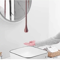 Robinet de lavabo mural AMAXO à montage au plafond, design goutte d'eau, mitigeur pour salle de bain