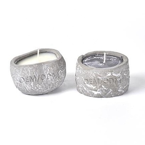 Vente en gros de haute qualité forme unique en relief parfum de maison de luxe encens bougies en béton personnalisées marque privée en céramique - Product Image 1
