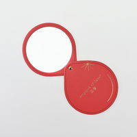 Angnbeauty — Mini sac personnel d'extérieur, sac de maquillage Led, cosmétique, miroir pliable, mains portables, voyage, argent, boîte OEM