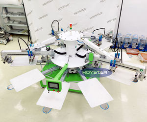 Sérigraphie Carrousel Tshirt Machine De Sérigraphie Automatique 8 couleurs Grabado De Pantallas Serigrafia Mquina Impresin Serigrafa Camisas - Product Image 5