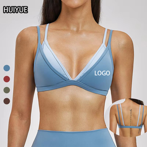 <span class=keywords><strong>Reggiseno</strong></span> Sportivo da Yoga Traspirante ad Asciugatura Rapida Leggero con Logo Personalizzato, <span class=keywords><strong>Schiena</strong></span> <span class=keywords><strong>Scoperta</strong></span> e Imbottitura Rimovibile per Donne - Product Image 1