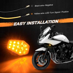 Clignotants LED universels 12V pour moto Suzuki GSX-R 600 750 <span class=keywords><strong>1000</strong></span> SV650 SV1000 <span class=keywords><strong>Bandit</strong></span> - Product Image 3