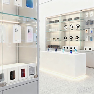 Exhibidor <span class=keywords><strong>de</strong></span> Madera MDF para Teléfonos Celulares, Vitrina para Tienda <span class=keywords><strong>de</strong></span> Celulares - Product Image 4