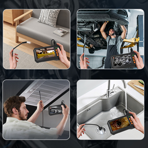 Cổ phiếu ở nước ngoài Xách Tay Chất lượng cao 1m nội soi Máy ảnh 4.3inch Màn hình 8 mét ống kính 720p HD công nghiệp nội soi - Product Image 6