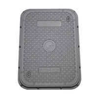 Couvercle de regard rectangulaire étanche C/O 600x900mm EN124 B125 en composite SMC pour chambre d'inspection