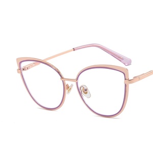 نظارات بصرية عالية الجودة للعين القطة إطار نظارات عصرية مضادة للضوء الأزرق لقصر النظر - Product Image 6