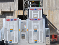 Palan industriel de haute qualité, capacité de 250 kg, pour construction, levage de passager, 6ch