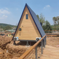 Maison Triangulaire Préfabriquée Moderne de Luxe, Chambre d'Hôtel Triangulaire avec Cuisine Portable, Maison Préfabriquée de Luxe pour Solutions de Projets