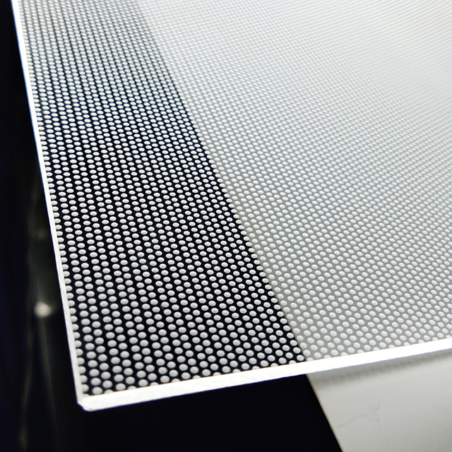Laser Dotting PMMA Acrylic LED Light Guide Panel LGP