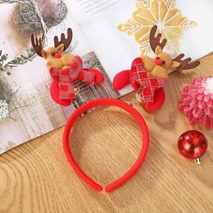 <b>Christmas</b> Cartoon Headband for Children-Party Holiday Props Cloth Material Factory Wholesale - Product Image 3