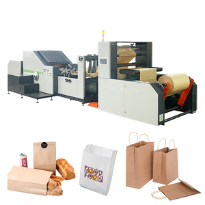 square bottom shopping paper bag machine custom paper bags making machine brown kraft paper bags making machine price