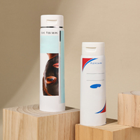 Tube en plastique vide pour gel douche, crème pour les mains, tube à presser, tube cosmétique vide pour nettoyant facial, impression personnalisée du logo, emballage de tube
