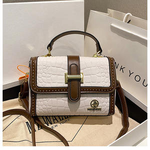 Accès rapide en cuir Pu couleur combinaison dames sac à bandoulière mode sac à bandoulière pour femmes avec bracelet détachable - Product Image 1