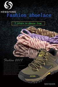 Stivali da trekking personalizzati in fabbrica <span class=keywords><strong>lacci</strong></span> forti rotondi intrecciati con Design colorato - Product Image 5