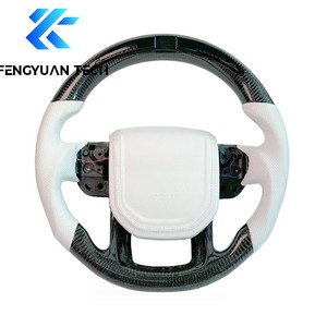 Volant en fibre de carbone avec LED pour Land <span class=keywords><strong>Rover</strong></span> Sport <span class=keywords><strong>Range</strong></span> <span class=keywords><strong>Rover</strong></span> L322 2011 2012 2014 2015 2016 2017 2018 2019 2020 <span class=keywords><strong>2021</strong></span> 2022 - Product Image 2