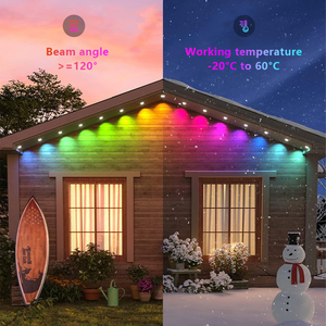 Impermeable Led <span class=keywords><strong>Cmas</strong></span> luz conector 36V hogar Led iluminación al aire libre aluminio alero permanente Navidad vacaciones Lightshrist - Product Image 5