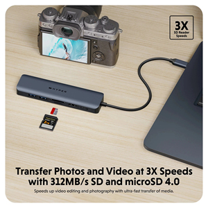 ฮับ USB-C 7 พอร์ต HyperDrive NEXT สำหรับ MacBook, Windows PC, Chromebook - Product Image 4