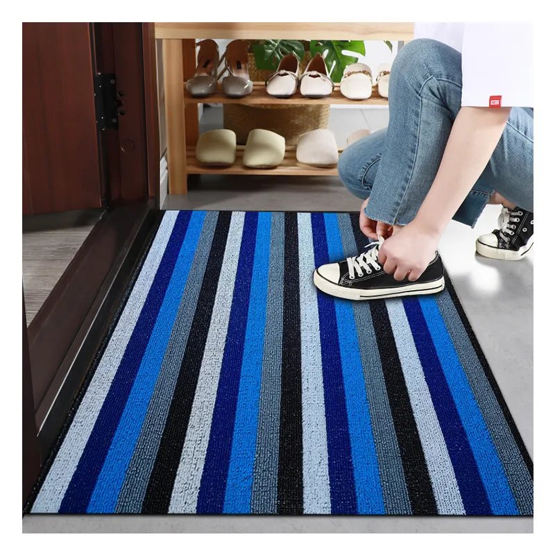 New Loop Kitchen Fashion PVC Vinyl Coil Absorbent door floor Mat