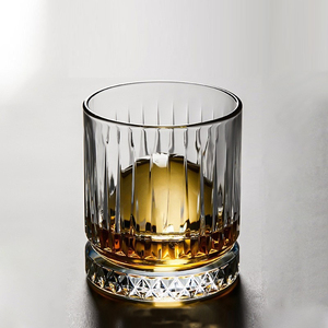 Vasos de Whisky para Cócteles, Estilo Old Fashioned, Base Redonda y Pesada, Cristal para Whisky de Bar - Product Image 4