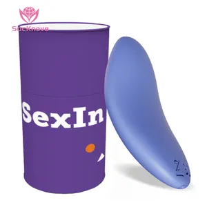 SacKnove mainan seks pasangan, Vibrator celana dalam silikon cair vagina bergetar telur g-spot untuk wanita