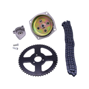 Ensemble de pignons de moto, <span class=keywords><strong>kit</strong></span> de chaîne et de pignon de vélo de sable tout-terrain, modification de mini vélo 49CC, pignon arrière robuste - Product Image 4