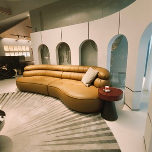 JINS Furniture <span class=keywords><strong>Canapé</strong></span> sectionnel <span class=keywords><strong>convertible</strong></span> moderne de haute qualité <span class=keywords><strong>3</strong></span> <span class=keywords><strong>places</strong></span> en cuir véritable pour ensemble de salon - Product Image 4