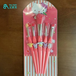 Trung Quốc thị trường trực tuyến công cụ trang điểm cô gái Bộ quà tặng <span class=keywords><strong>5</strong></span> pcs phim hoạt hình nhân vật Anime kuromi <span class=keywords><strong>Make</strong></span> <span class=keywords><strong>up</strong></span> trang điểm Brushes <span class=keywords><strong>Set</strong></span> với hộp - Product Image 5