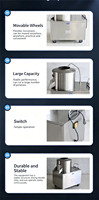 Automatische wortelgewasverwerkingsmachine, aardappel-, gember-, taro- en uienschiller, was- en schilmachine voor voedingsmiddelenindustrie