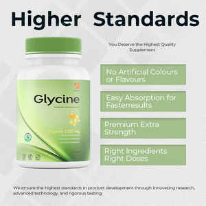 Fabriek Oem Glycine Capsules Bevorderen Slaapondersteuning Neurotransmitters En Het Zenuwstelsel Veganistische Capsules Non-Gmo Glutenvrij - Product Image 4