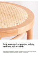 Chaise de salle à manger en bois massif de caoutchouc, dossier incurvé classique italien, portable, écologique, pour la maison, le bar, l'appartement, le salon, moderne