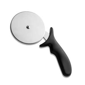 Cortador de <span class=keywords><strong>pizza</strong></span> de rodillo de acero inoxidable de una sola rueda de mano, herramienta para hornear - Product Image 5