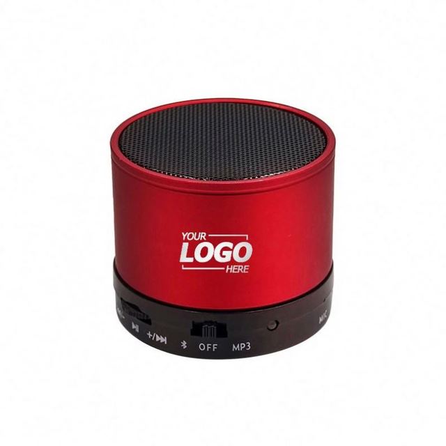 Portable Mini Metal Bluetooth Speaker, Wireless Outdoor With Tf Card Slot, Compact Rechargeable Promotional Gift Speaker