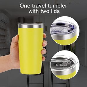 Tumblers Set <b>with</b> Lids <b>Straws</b> Double Wall Travel Tumblers, Vacuum Insulated Tumblers Insulated Coffee <b>Cup</b> for Hot and <b>Cold</b> Drink - Product Image 2