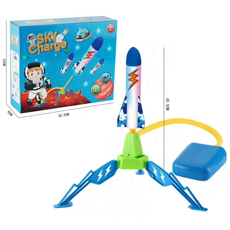 Lanceurs de poches à bulle, jouet d'extérieur pour bébé, en mousse Eva, réticule de fusée extrême avec lumière pour enfants