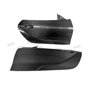 Pour <span class=keywords><strong>Toyota</strong></span> <span class=keywords><strong>Supra</strong></span> MK5 A90 A91 MK5 2019 + OEM Style fibre de carbone voiture extérieur porte panneau couverture pièces extérieures Bodykit - Product Image 4