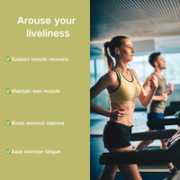 Capsules de HMB à base de plantes pour hommes et femmes, amateurs de fitness, capsules de HMB en marque privée OEM, soutien musculaire, sport