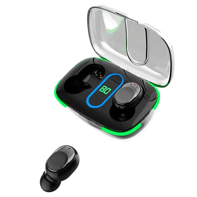 Y90 Wireless Headphones Transparent Cover Mini Sport Earbuds BT 5.3 Mini HIFI True Stereo Waterproof Gaming Headset