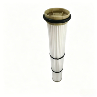Élément filtrant collecteur de poussière métallique Hua Hang pour silo à ciment, réservoir supérieur Zoomlion Sany, remplacement pour filtration d'air industrielle