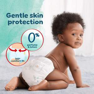 Culottes Harmonie, couches pour bébé taille 4 (9-15 kg), paquet de 168, hypoallergéniques, matériaux extra doux avec indicateur d'humidité - Product Image 2
