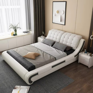 Vente en gros d'usine, grand cadre de <span class=keywords><strong>lit</strong></span> <span class=keywords><strong>king</strong></span> <span class=keywords><strong>size</strong></span> de 1,8 m pour chambre à coucher, ensemble de literie de luxe, <span class=keywords><strong>lit</strong></span> double - Product Image 2