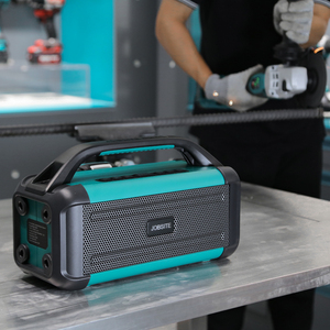 NOUVEAU Cool Tool 20V Lithium Power TWS <span class=keywords><strong>Enceinte</strong></span> portable sans fil à double appairage avec entrée USB/AUX <span class=keywords><strong>pour</strong></span> <span class=keywords><strong>voiture</strong></span>, hôtel et utilisation en extérieur - Product Image 6