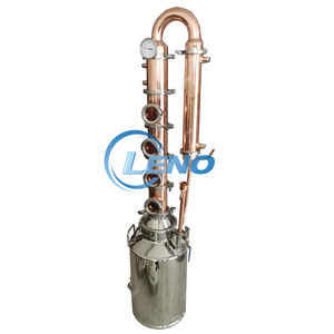 위스키, 럼, 진, 보드카, 브랜디, 주정, 와인용 알코올 증류기 모듈형 문샤인 팟 스틸 환류 컬럼 증류 장비 - Product Image 2