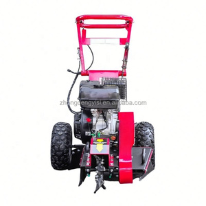 High Power Forestry Wood Stump Tree Root Removal <b>Machine</b> Construction Retail Featuring Essential Gear Bearing Timber Trailer - Product Image 3